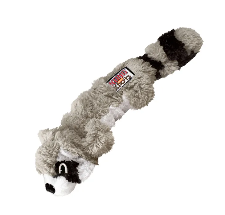 Kong Scrunch Knots Racoon Small/Medium - Забавна плюшена играчка за кучета - енот