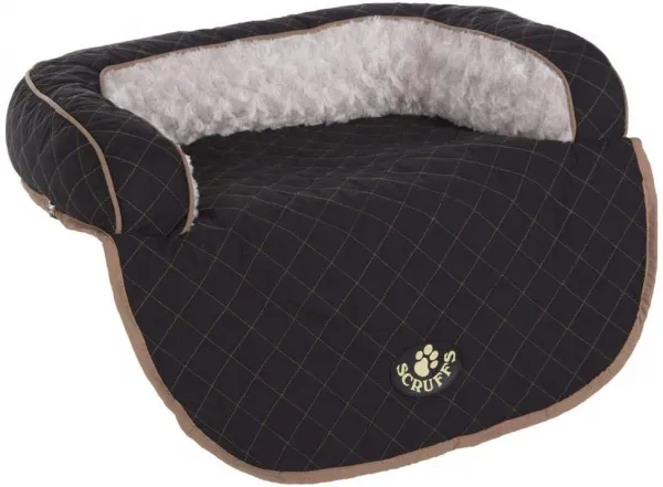 Scruffs Wilton Sofa Bed Medium - Легло за кучета тип диван, 65х70х12см. - черно 1