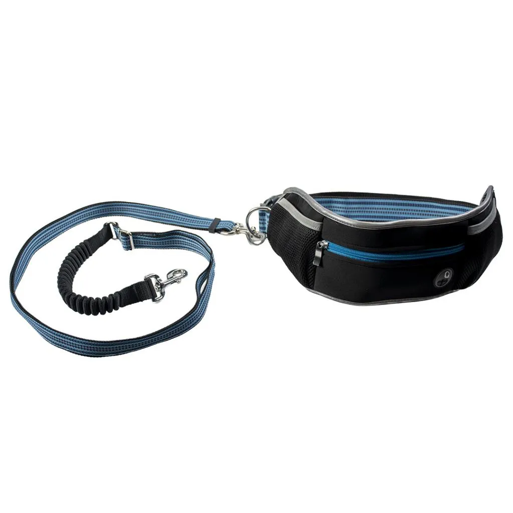 Duvo Plus Jogging belt with leash - Колан с повод за кучета за спорт, 140x4x13 см. 2