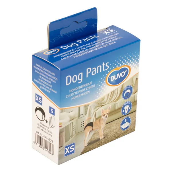 Duvo Plus XS - Хигиенни гащи за разгонени женски кучета,18-23 см.
