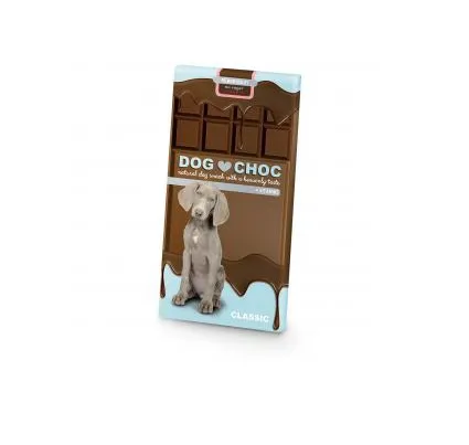 Duvo Plus Dog Choc Classic - Вкусно лакомство за кучета - шоколад, 100 гр./3 броя