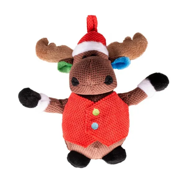 Duvo Plus Fun soft Christmas toy - Забавна коледна играчка за кучета - лос, 20 см.
