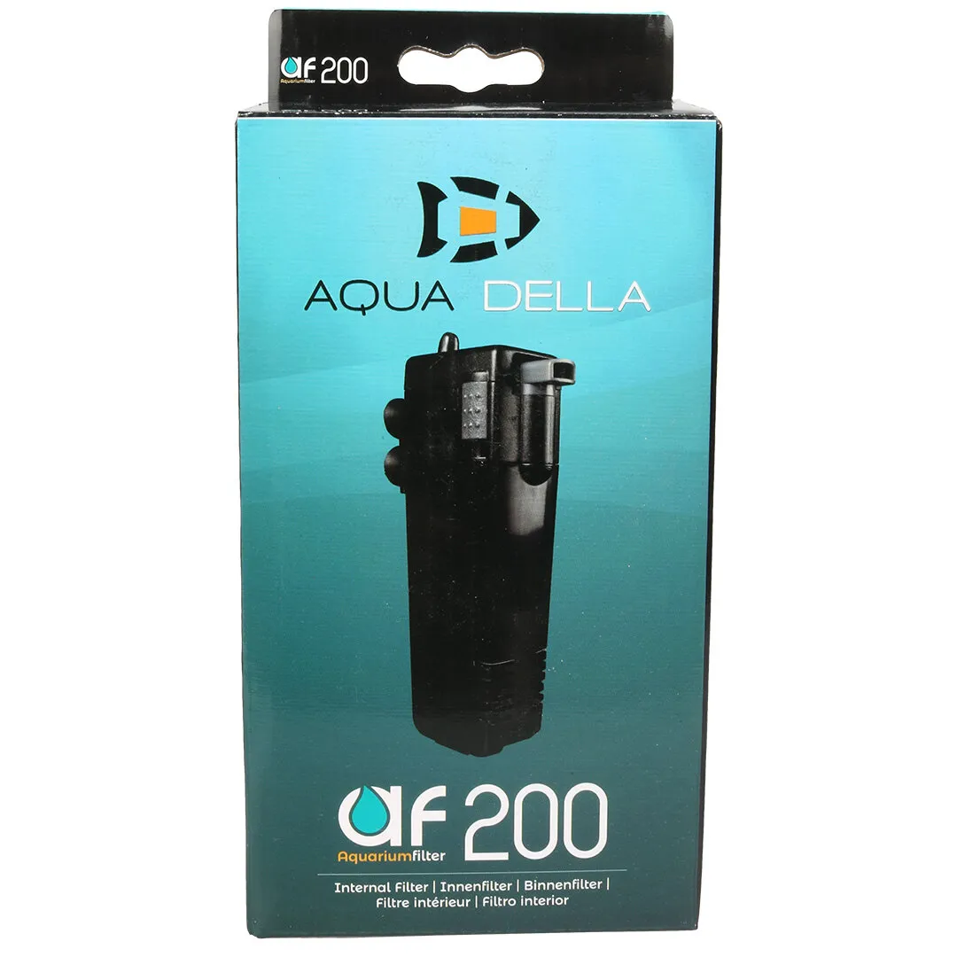 Duvo Plus Aqua Della 200 - Вътрешен филтър AF за аквариуми,50-80 л. - 9,5 x 6 x 17 см. 1
