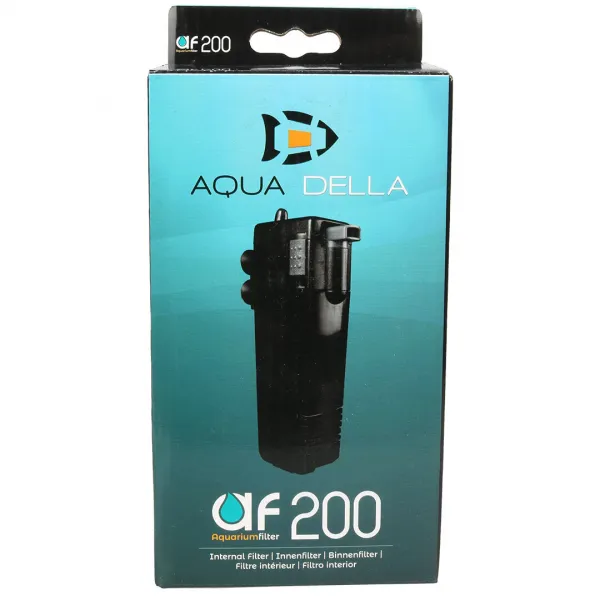 Duvo Plus Aqua Della 200 - Вътрешен филтър AF за аквариуми,50-80 л. - 9,5 x 6 x 17 см. 1