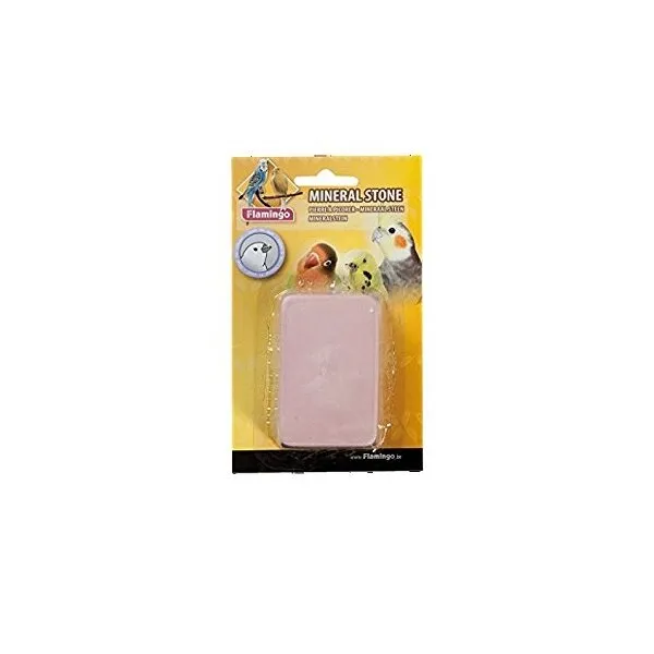 Flamingo Mineral Stone - Минерално блокче за птици, 40 гр./8 х 8 х 2.5 см.