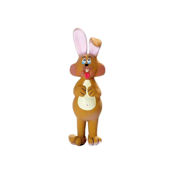 Flamingo Latex Rabbit - Забавна кучешка играчка - латексов заек, 23 см.