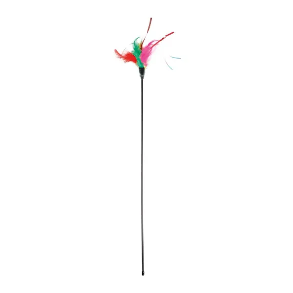 Flamingo Cat toy - Котешка играчка - пръчка с перо, 48 см.