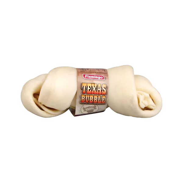 Flamingo Premium Texas Bone - Лакомство за кучета - кокал от пресована кожа, 10/12 см./3 броя