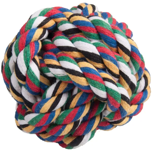 Flamingo Cotton ball - Играчка за кучета , плетена памучна топка, 8.5 см.