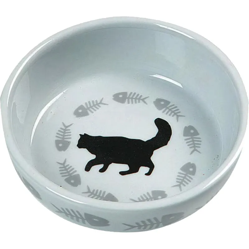 Flamingo Cat bowl - Порцеланова купа за храна и вода за котки,  3,5 x Ø 12 см,/220 мл.