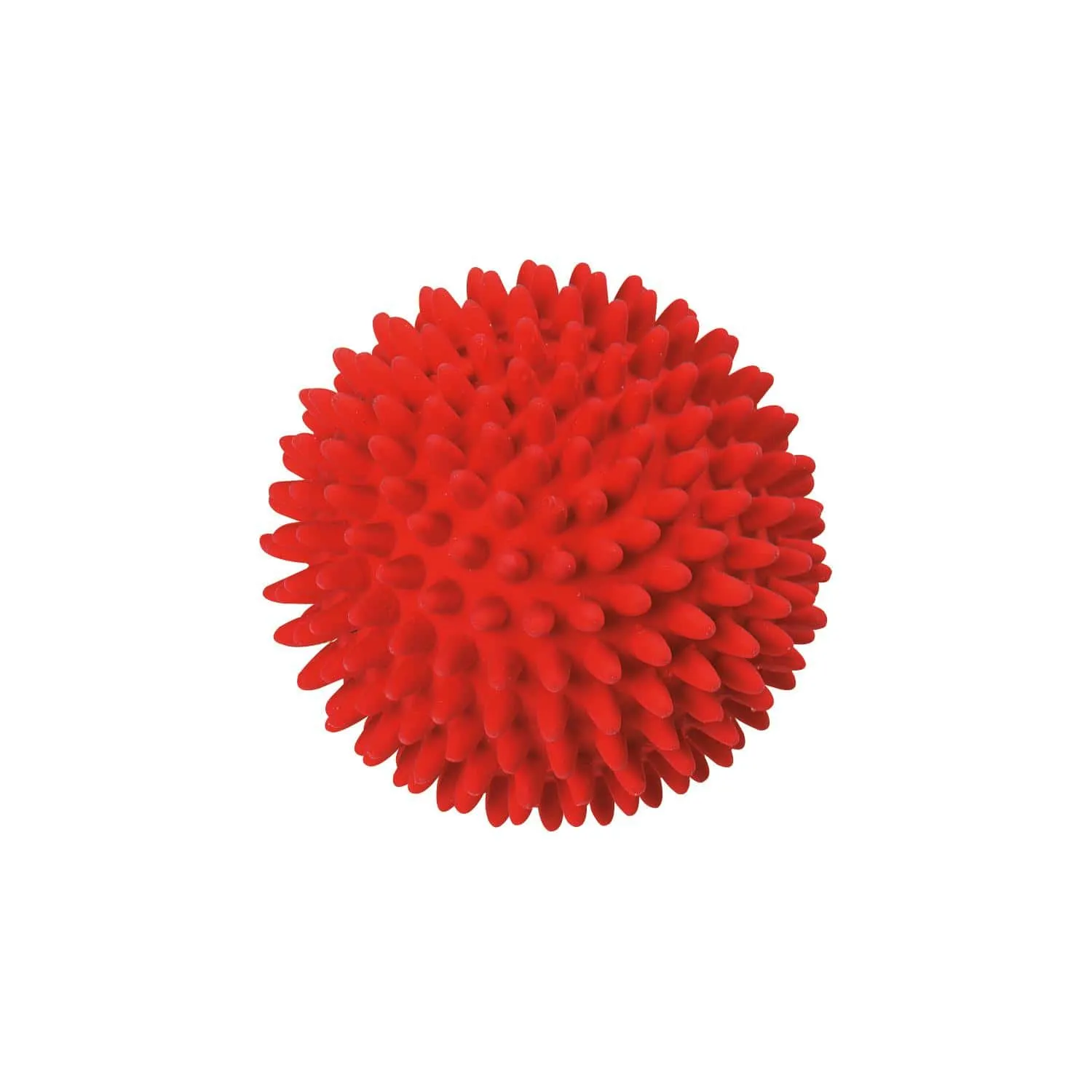 Flamingo Dog ball - Латексова топка за кучета, масажираща венците, 9 см. - червена