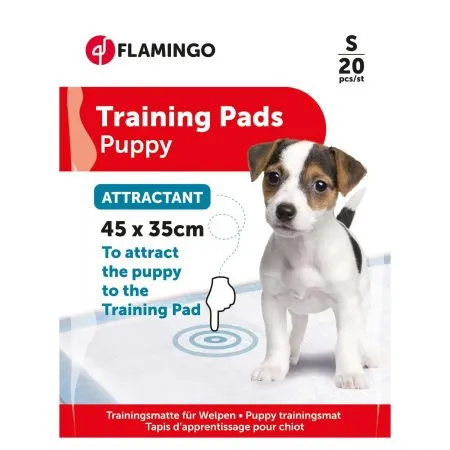 Flamingo Puppy Train - Памперс подложка за кучета с феромони ,45/35 см. - 20 броя 1