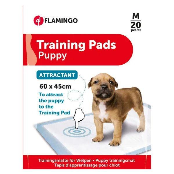 Flamingo Puppy Train - Памперс подложка за кучета с феромони ,60/45 см. - 20 броя 1