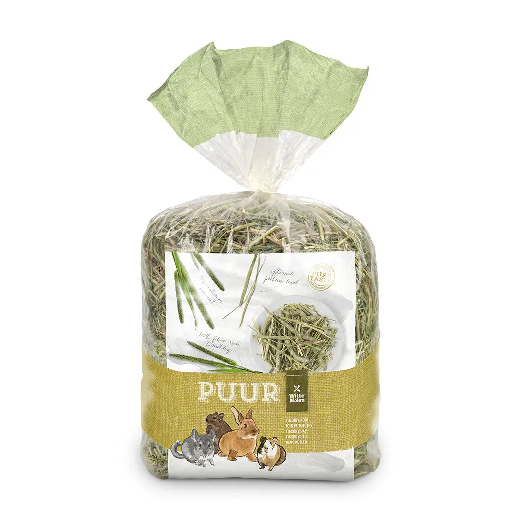 Duvo Plus - PUUR - Храна за гризачи, сено с тимотейка 500 гр.