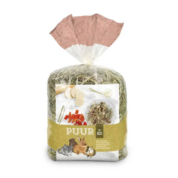 Duvo Plus PUUR - Храна за гризачи, сено със зеленчуци , 500 гр.