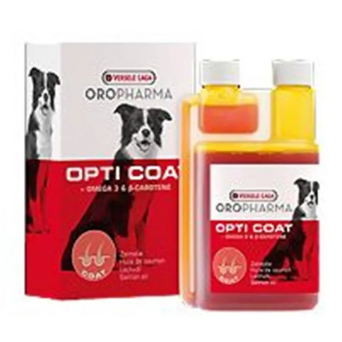 Versele-Laga - Opti Coat Хранителна добавка за кучета - опаковка 250 мл