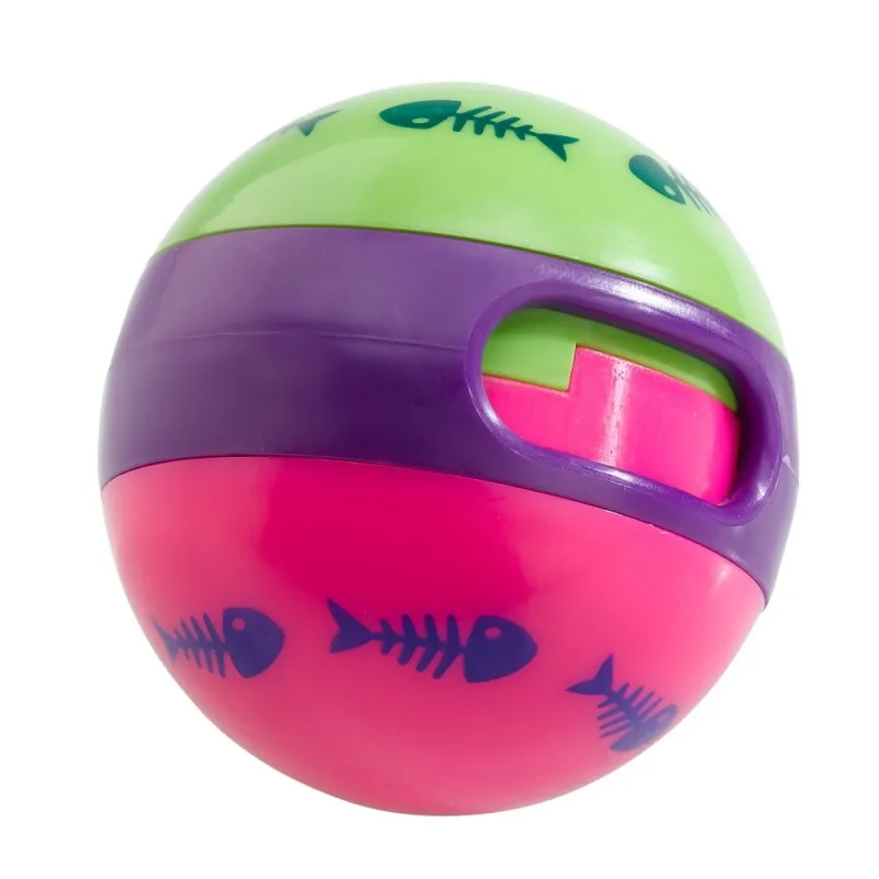 Ferplast Ball PA -Забавна котешка играчка, топка пускаща гранули, 7 см. 1