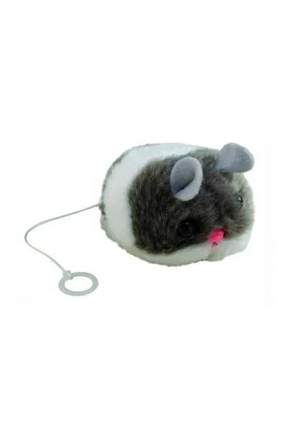 Ferplast Trembling plush mouse - Забавна играчка за котки - механична плюшена мишка, 7.5 см. 2