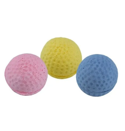 Ferplast Foam balls for cats- Котешка играчка - дунапренови топки, 3 броя в опаковка 1