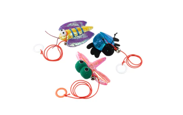 Ferplast Hanging toy for cats - Забавна висяща играчка за котки във форма на насекомо, 9х10х4см./1 брой 1