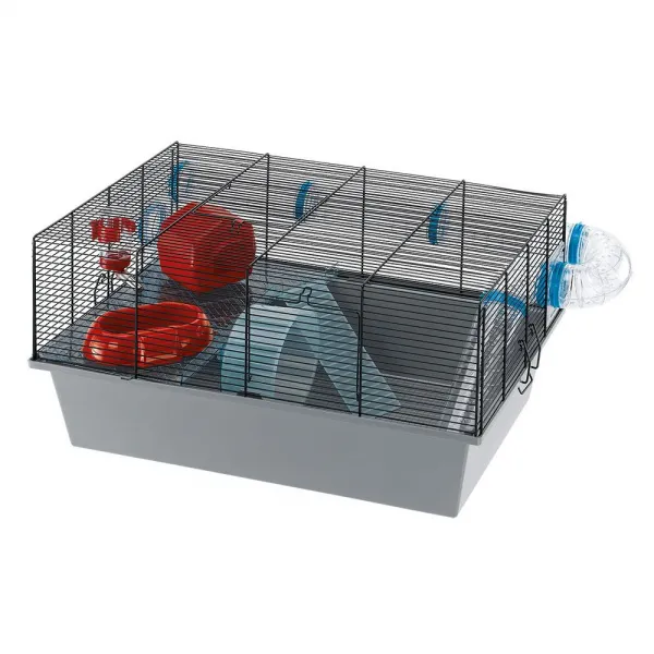 Ferplast - Cage Micky/Milos Large - Оборудвана клетка за хамстери и мишки - размер 58 х 38 х 30,5 см. 1