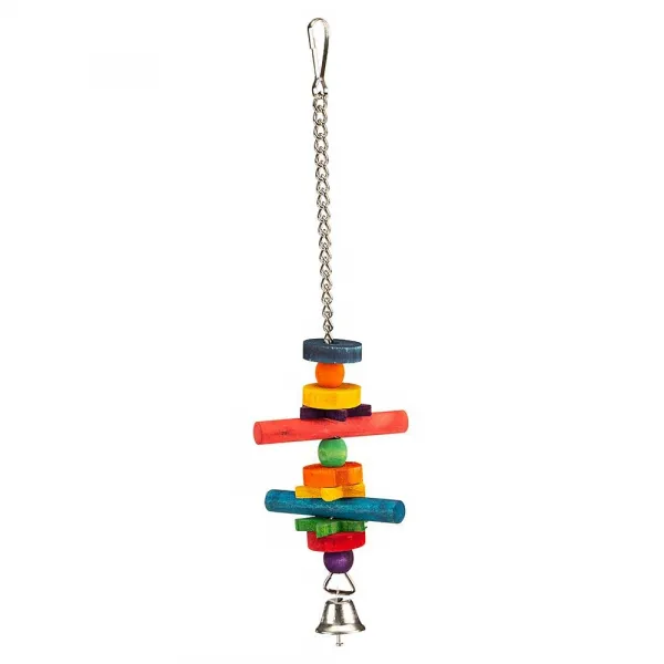 Ferplast Parrot Toy - Дървена играчка за папагали, ø 3,8 / 31 см.