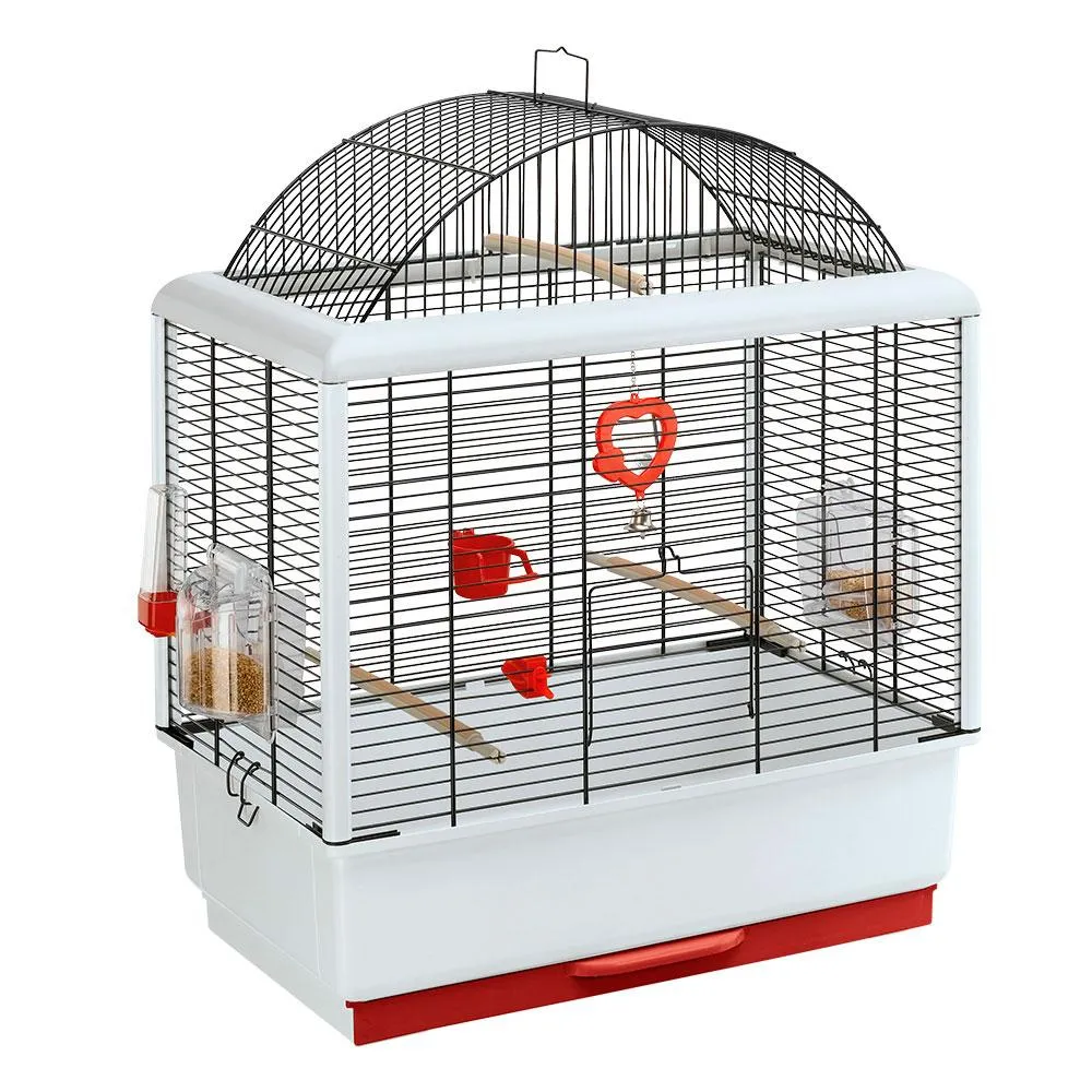 Ferplast - Cage Palladio 3 - Оборудвана клетка за канарчета, екзотични и други малки птици - размер 49 х 30 х 65 см 1