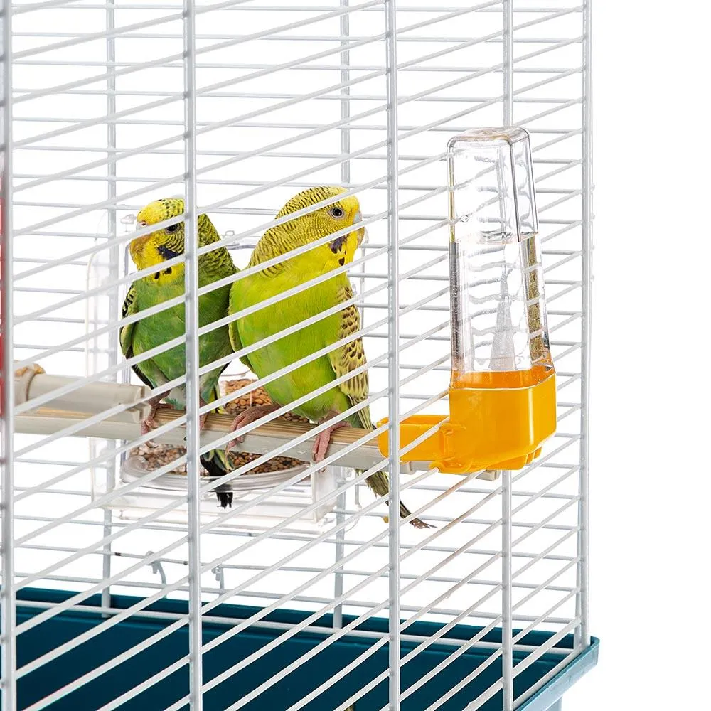 Ferplast - Cage Rekord 3 White - Оборудвана клетка за канарчета, екзотични и други малки птици - размер 49 х 30 х 48,5 см. 4