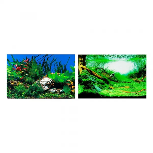 Ferplast -Background for aquarium -  Фон за аквариум с две страни, 120 x h 50 см.