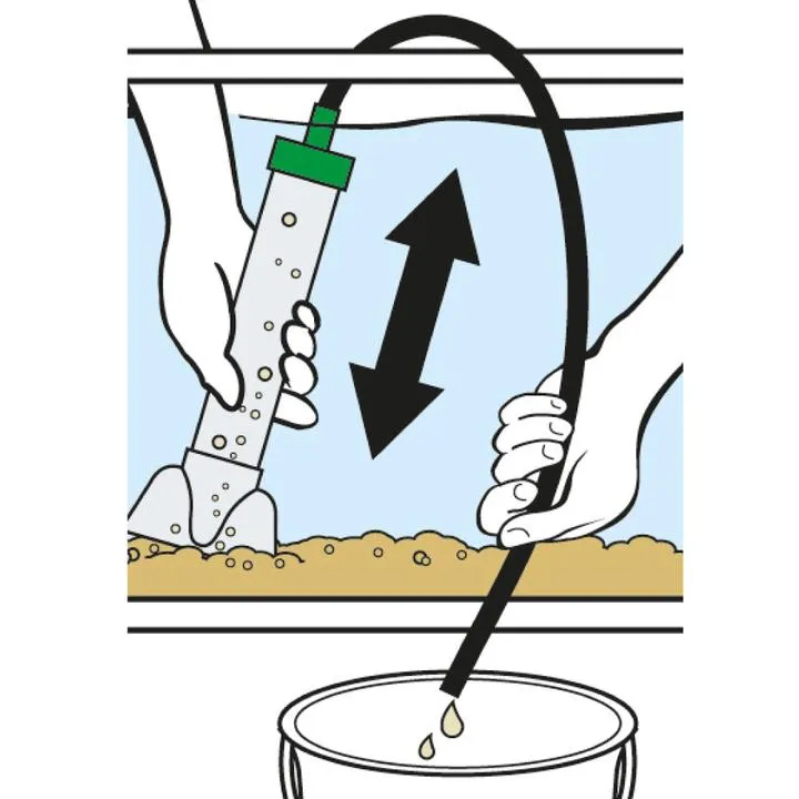 Ferplast -Gravel Cleaner Small - Уред за сифониране /почистване на дъното на аквариуми, Ø 5 x 26 см. 3