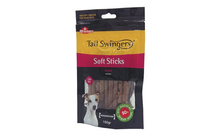 Pet Interest Soft Sticks with duck - Лакомство за кучета , меки натурални пръчици с патешко, 100 гр./ 2 пакета