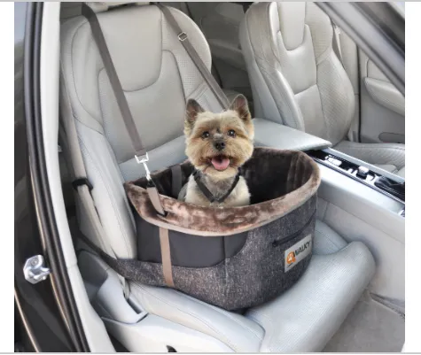 Camon Walky Pet Drive Box Comfort - Мека транспортна чанта за автомобил за кучета и други домашни животни, 38x38x25 см. 1