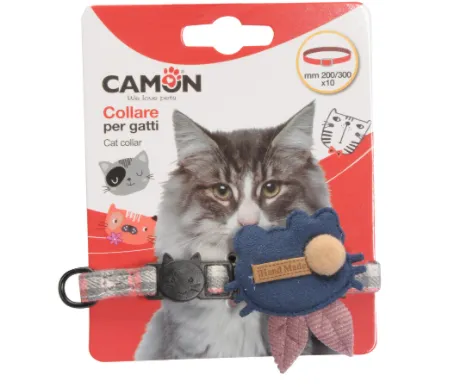 Camon cat collar - Регулируем нашийник за котки с декорация, 20-30 см./10 мм.- 1 брой 3