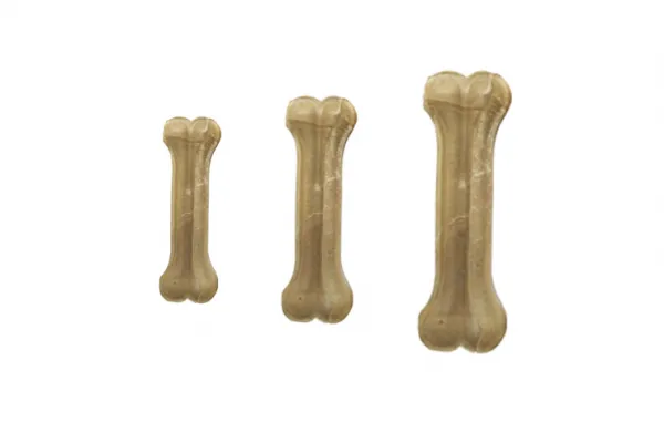 Pet Interest Natural Pressed Bones - Лакомство за кучета кокали от пресована кожа, 30.5 см. 1 брой в пакет/400 гр.