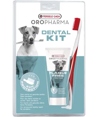 Versele-Laga - Dental Care Kit toothpaste + toothbrush Комплект за устна хигиена за кучета - опаковка 70 г 1