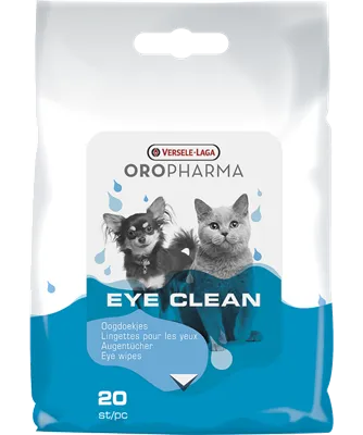 Versele-Laga - Eye Clean Мокри кърпички за котки и кучета - опаковка 20 бр. 1