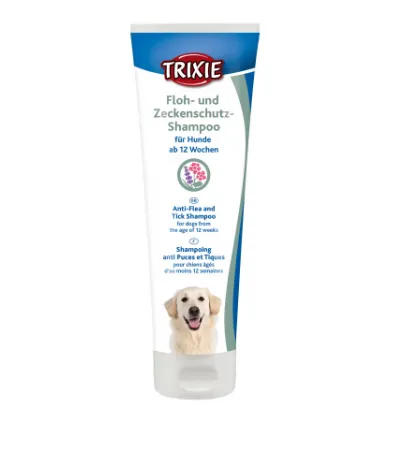 Trixie Flea and Tick Shampoo - Шампоан за кучета против бълхи и кърлежи, 250 мл.
