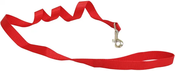 Croci Nylon Lead - Повод за кучета, лента - 2.5мм/ 120 см. - червен