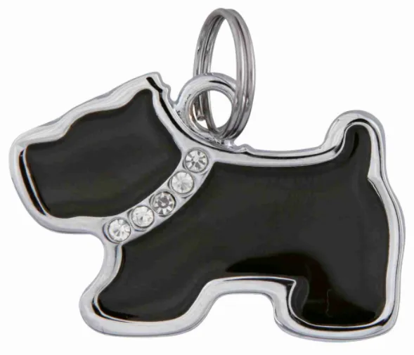 Trixie Fancy I.D. Tag - Модерен метален адресник за кучета, 3.5 см./2.5 см. 1