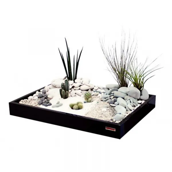 Croci Zen Artist - Поставка за растения, 52х40 см. - черна