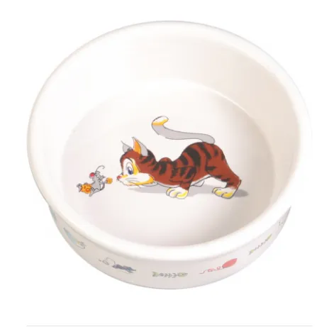 Trixie Ceramic Bowl - Керамична купа за храна и вода за котки, 200 мл.