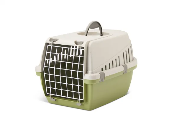 Savic Trotter Happy Planet - Транспортна чанта за кучета и други домашни любимци до 5 кг.- гранит зелено