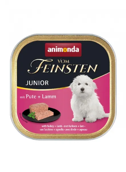 Animonda Vom Feinsten - Премиум пастет за малки кученца с пуешко и агнешко месо, 150 гр./4 броя