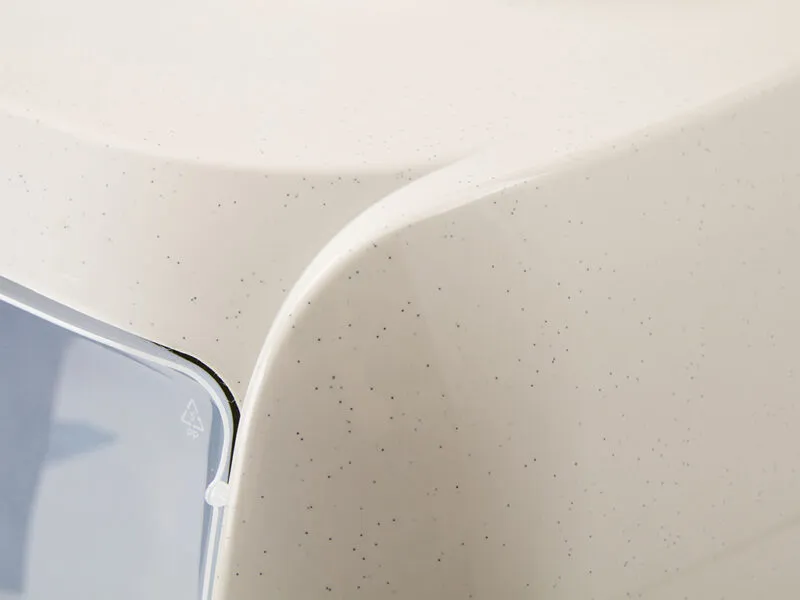 Savic Leo Happy Planet  - Модерна тоалетна къща за котки с филтър за миризми, 64х46х45 см. - мокра гранит топло сиво 3