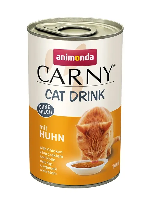 Animonda Carny Cat Drink - Премиум напитка за котки с пилешко, 140 мл. / 4 броя