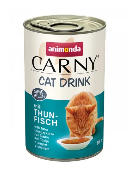 Animonda Carny Cat Drink - Премиум напитка за котки с риба тон, 140 мл. / 4 броя 1