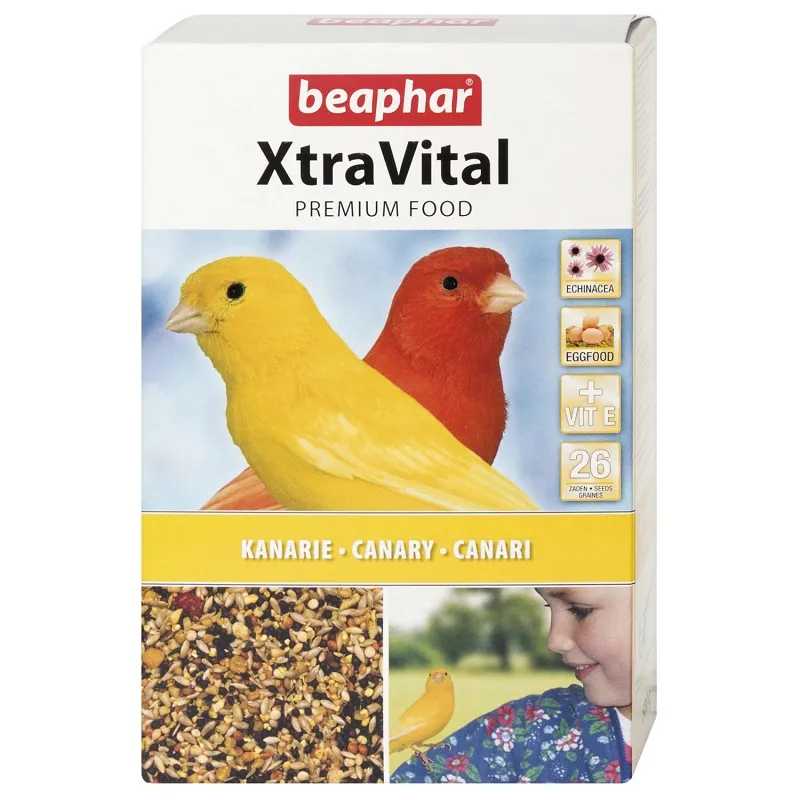 Beaphar XtraVital - Пълноценна храна за канарчета, 500 гр.