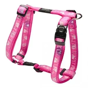 Rogz Fancy Dress Pink Paw S - Регулируем модерен нагръдник за кучета, 20-34см/ 23-37см. - розов