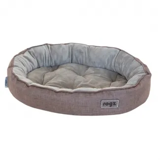 Rogz Cuddle Oval Pod Brown - Модерно меко легло за кучета и котки, 56 /13/39 см. - кафяво