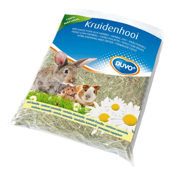 Duvo Herbal Hay - Сено с глухарче с лайка за зайци и други гризачи, 500 гр.